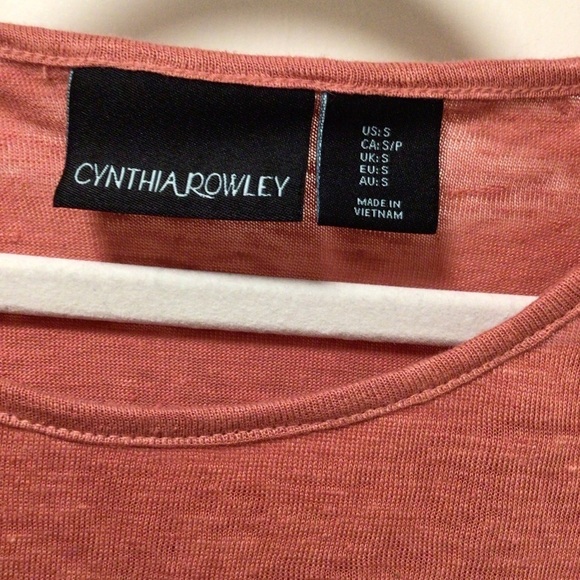 Cynthia Rowley 100% Linen Top - Picture 2 of 7